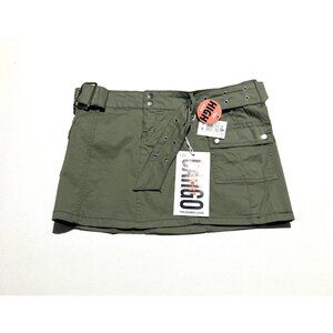 YMI Girls Mini Cargo Skirt Green With Pockets Size‎ 5 NEW
